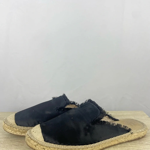 LFL by Lust for Life Womens Irie Fabric Cap Toe Espadrille, Black, Size 7.5 - Picture 2 of 6